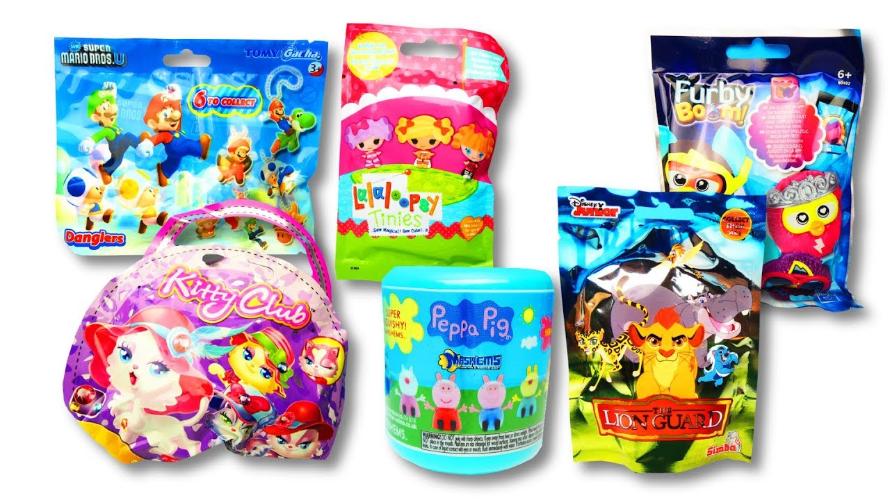 LION GUARD Blind Bags Peppa Pig Mashems Furby Boom Lalaloopsy Surprise Toys