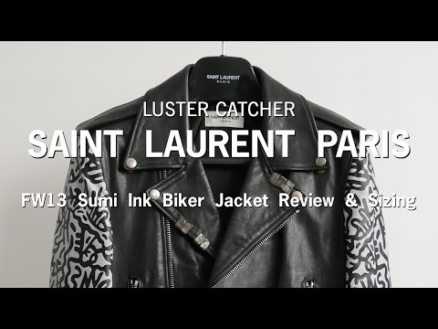 ENG Saint Laurent FW13 Sumi Ink Biker Jacket | Review