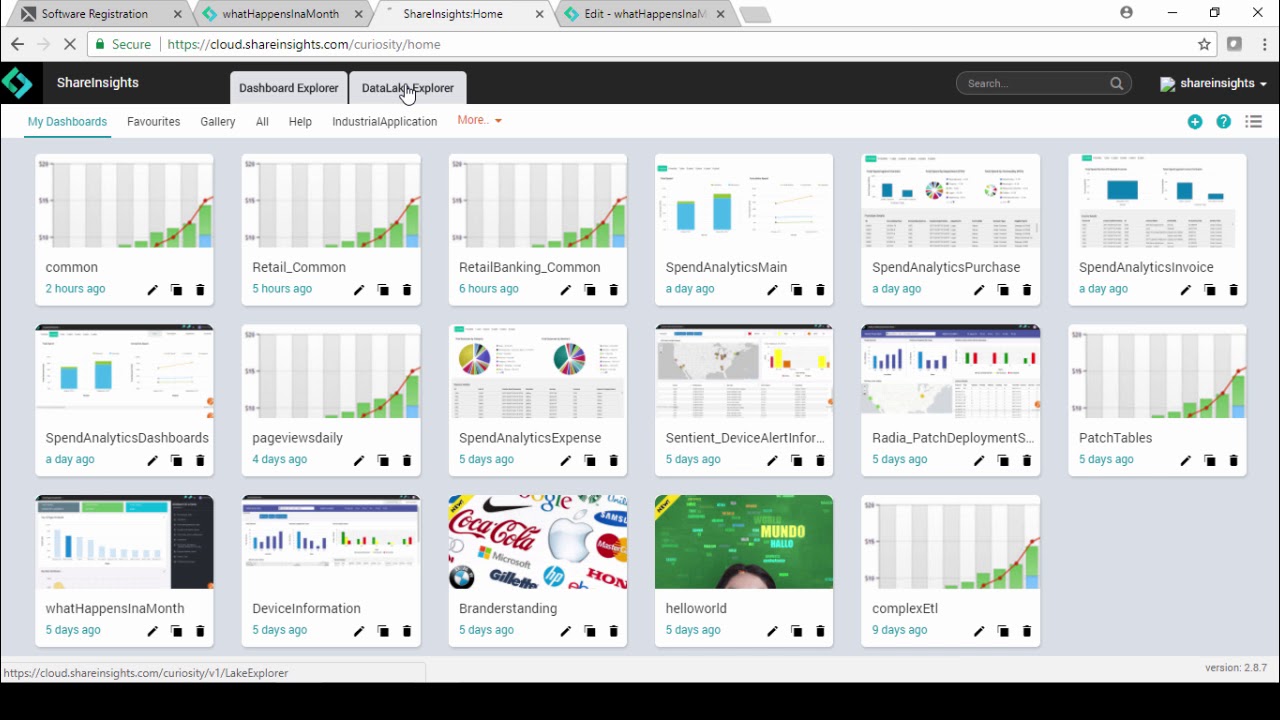 Tour of ShareInsights YouTube