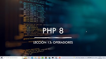 PHP 8: OPERADORES