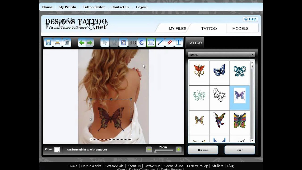 Online Tattoo Designer
