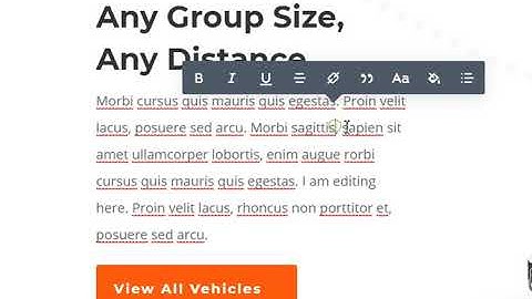 Inline editing in Visual Builder