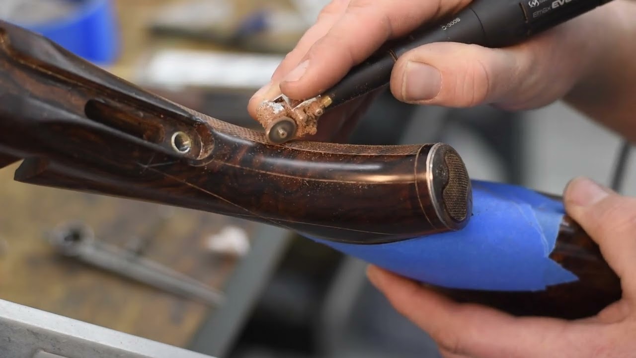 Gunstock Checkering With Power Tools!