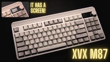 A budget keyboard with an OLED DISPLAY? | XVX M87 Pro Review