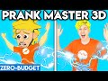 PRANK MASTER 3D WITH ZERO BUDGET! (PRANK MASTER 3D FUNNY APP PARODY BY LANKYBOX!)