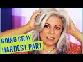 GROWING OUT GRAY HAIR HARDEST THING ABOUT GOING GRAY I MARYAM REMIAS
