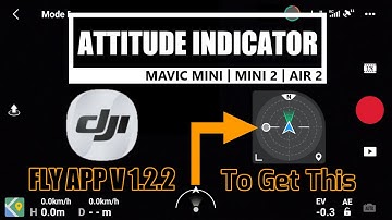 Where is Attitude Indicator DJI Fly App - DJI Mavic Mini | Mini 2 | Mini SE | Air 2 | Air 2s #short