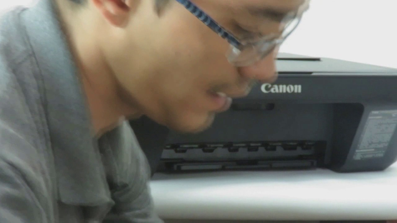 Impresora Canon PIXMA E471 Desinstalación y empaque - YouTube