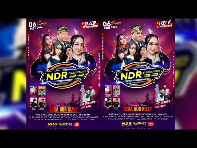 🔴Live Siang NDR PRODUCTION Stage in BOJONGKANTONG - KOTA BANJAR  Senin, 06 Mei 2024 class=