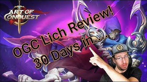 Lich Review After Playing Lich for 30 Days! Art of Conquest with OGC