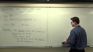 Statistics Lecture 3.2 Part 2