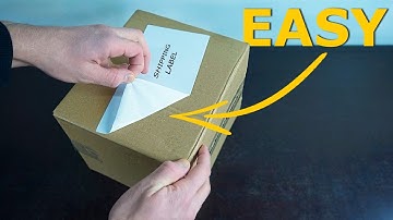 Remove Sticker From Cardboard Box and Leave NO Residue