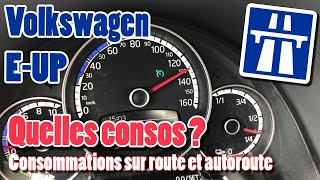 VW e-Up / quelle conso sur route et autoroute ?