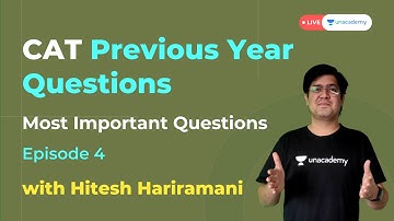 CAT Previous Year Question Papers Solved | CAT Exam Preparation | CATalyst by Hitesh Hariramani