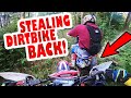 Stealing Back Dirt Bike! Husqvarna Broke Down!