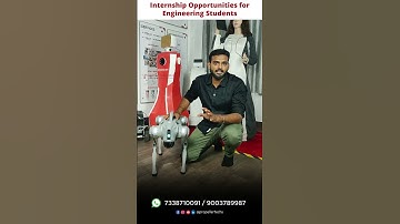 Stage in Trichy voor ingenieursstudenten | Robotica | Propellertechnologie