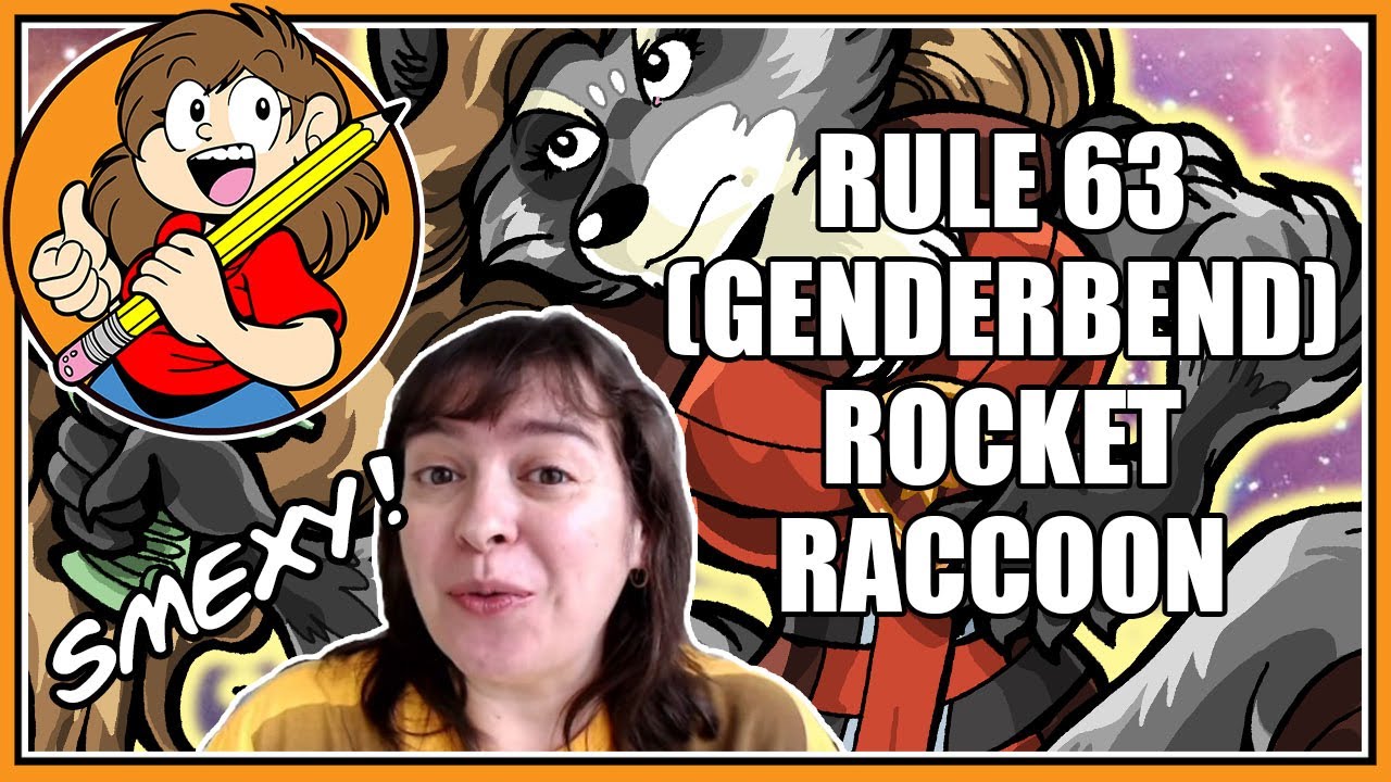 🦄 RULE 63 (Genderbend) ROCKET RACCOON | Furry Art | From Sketch to ...