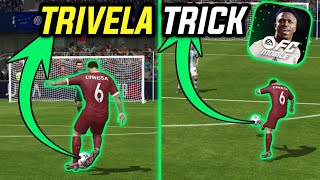 How to do the trivela | fc mobile | power volley shot trick #fcmobile #fifamobile