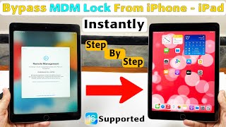 how to remove remote management from ipad 2023 - instantly bypass mdm lock from iphone - ipad