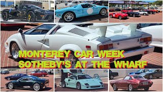 Sothebys Auction by Fishermans Wharf | Monterey Car Week 2024