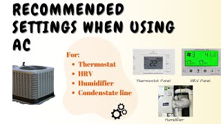 Recommended HRV settings while using A/C