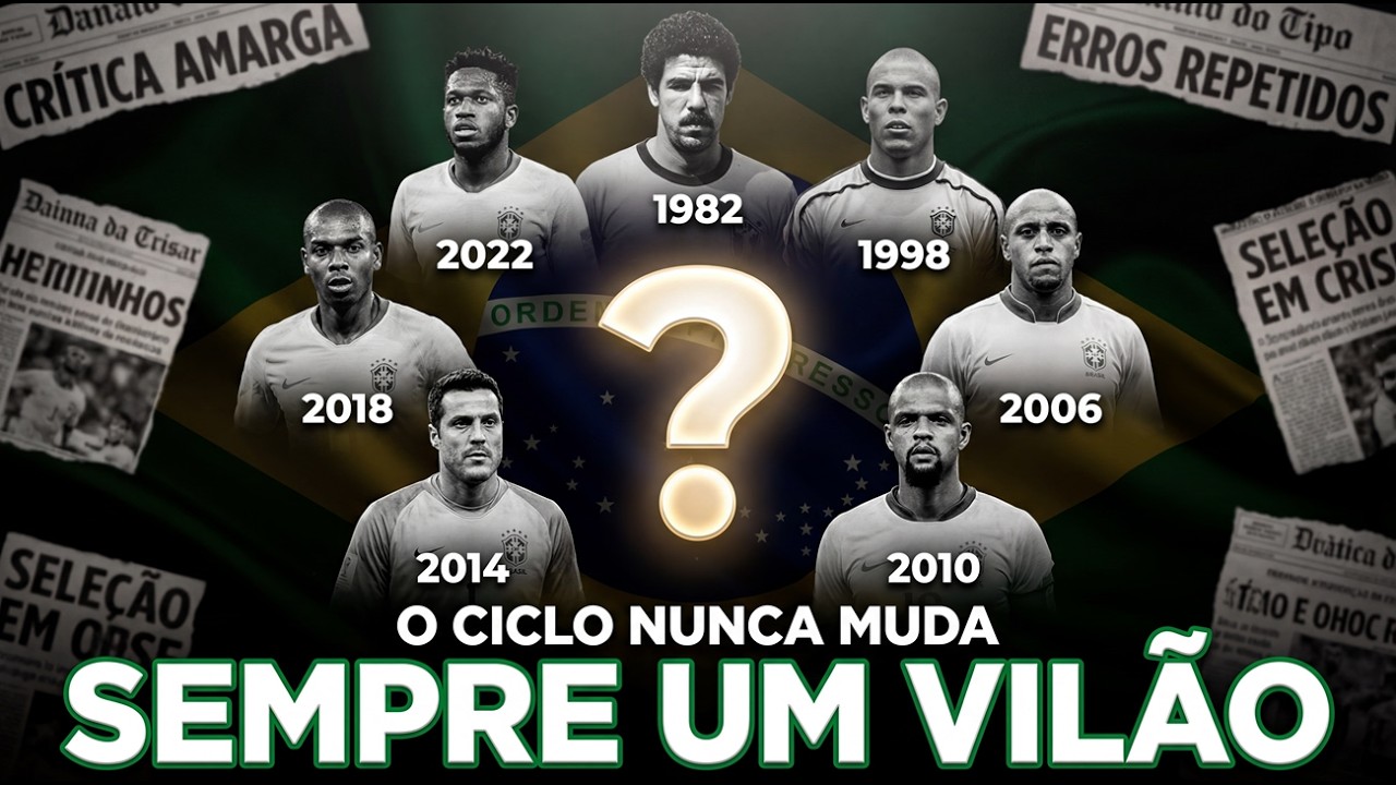 POR QUE o BRASIL sempre precisa de um VILÃO nas eliminações de COPA DO MUNDO