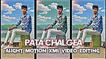 Pata Chalgea Imran Khan Xml File💳🥀 | New Xml file | Alight Motion XML Video Editing #viral#song#lofi
