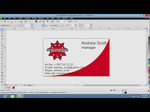 How to Create Business Cards in CorelDraw