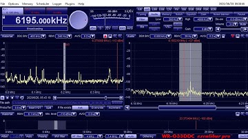 6195KHz 0540JST 06/26/20 by G33DDC Excalibur Pro