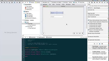 Bindings NSTextField