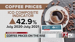 Coffee prices on the rise