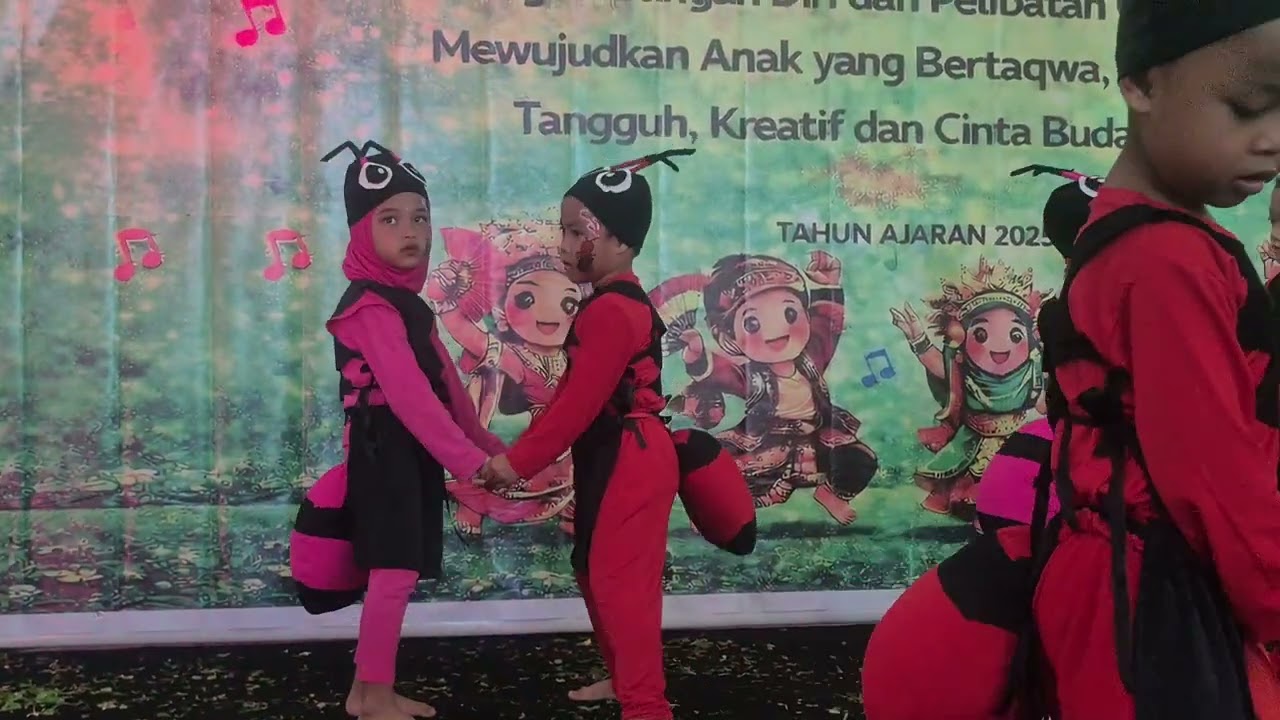 Gelar Kreativitas Anak TK ABA 2 Batam || Tari Kreasi Lagu Anak Semut-semut Kecil Dari Kelompok A