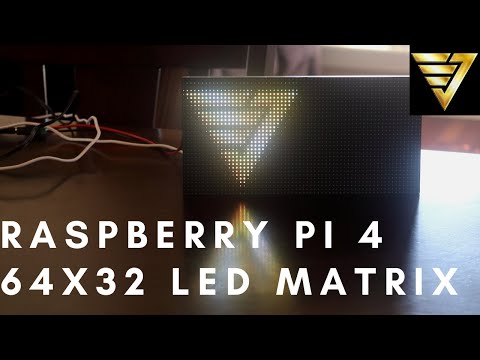 Raspberry Pi 4 LED Matrix Display | #160 (Halloween AI #5)