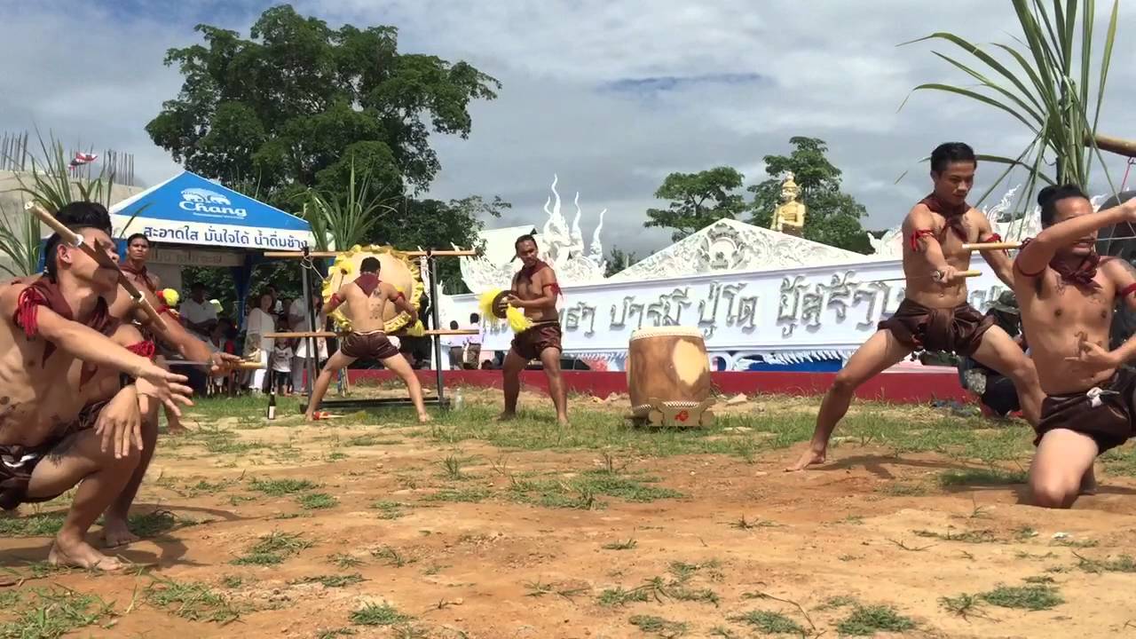 กลองสะบัดชัย+ฟ้อนดาบไฟ - TIGER DRUM/CLUB