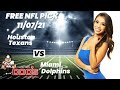 NFL Picks - Houston Texans vs Miami Dolphins Prediction, 11/7/2021 Week 9 NFL Best Bet Today