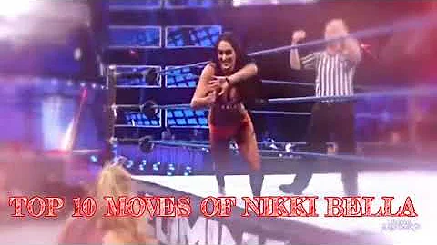 Top 10 moves of nikki bella where she in wwe and she is wrestler