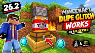Minecraft 26.2 Dupe Glitch Still Works! 🤯🔥Java & Bedrock  #minecraft #shorts