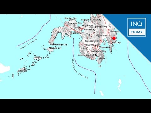 Magnitude 5.9 earthquake rattles Davao de Oro | INQToday