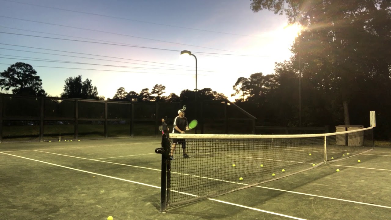 Tennis Ball Machine Practice YouTube