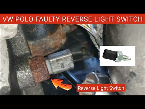How to Change a Faulty Reverse Light Switch on VW Polo. Volkswagen Faulty Reverse  Light Switch - YouTube