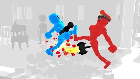 Stickman Ragdoll Fighter - All Levels Mobile Gameplay Android,ios (Level 21-22)