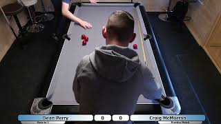 Race to 3 - Dean Perry vs Craig McMorran #billiards #pool #8ballpool #blackballrules