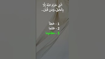 إختبر حفظك سورة الإسراء 33