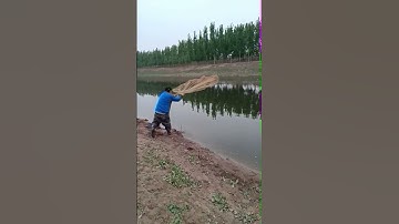 Most Satisfying Cast Net Fishing Video, Catching fish with fishing net 9