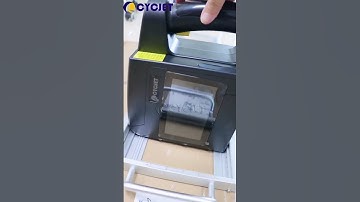 How to Print Multiple Lines on Carton Box by CYCJET Portable Handheld Inkjet Printer Manual Handjet