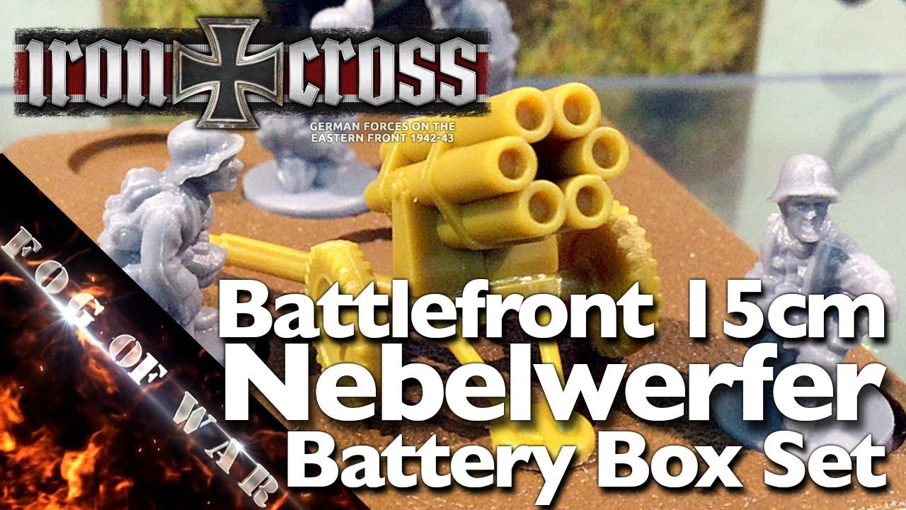 Review | Battlefront 15cm Nebelwerfer Battery 1/100 Scale (15mm) | Flames of War 15mm socket