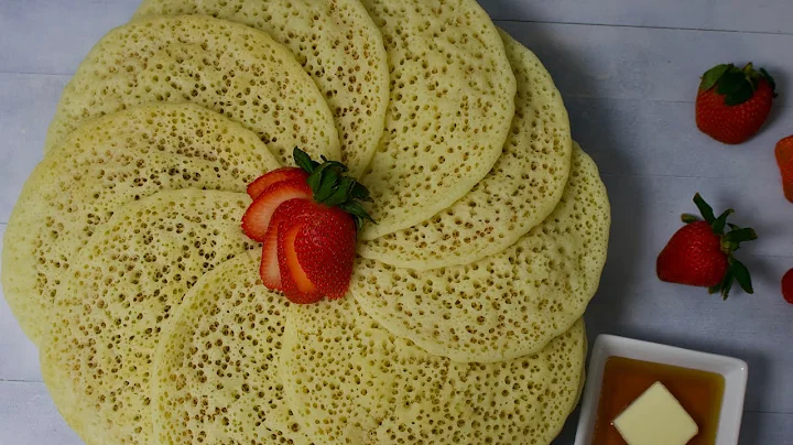 15 Minutes Moroccan Semolina Pancake Recipe | Baghrir