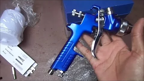Como usar uma pistola de pintura de gravidade?