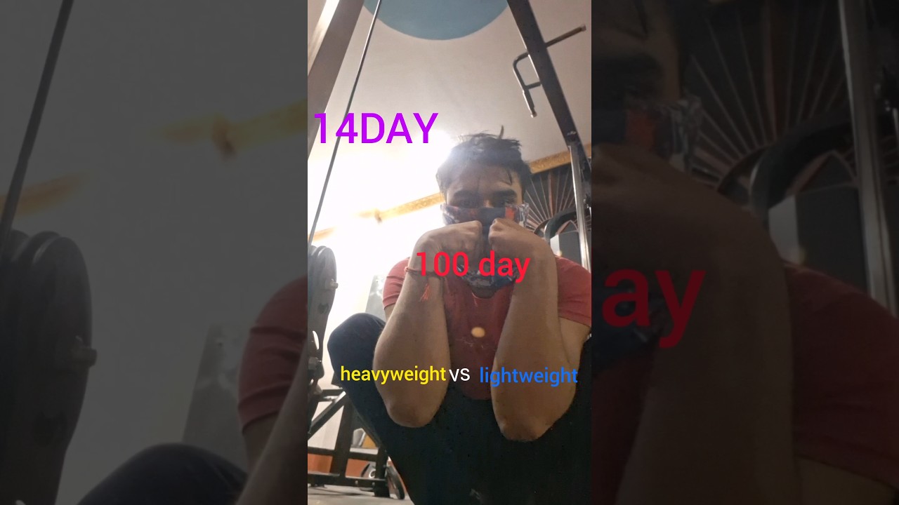 16 Day for 100 day challenge lightweight VS heavyweightLeft hand VS right hand
