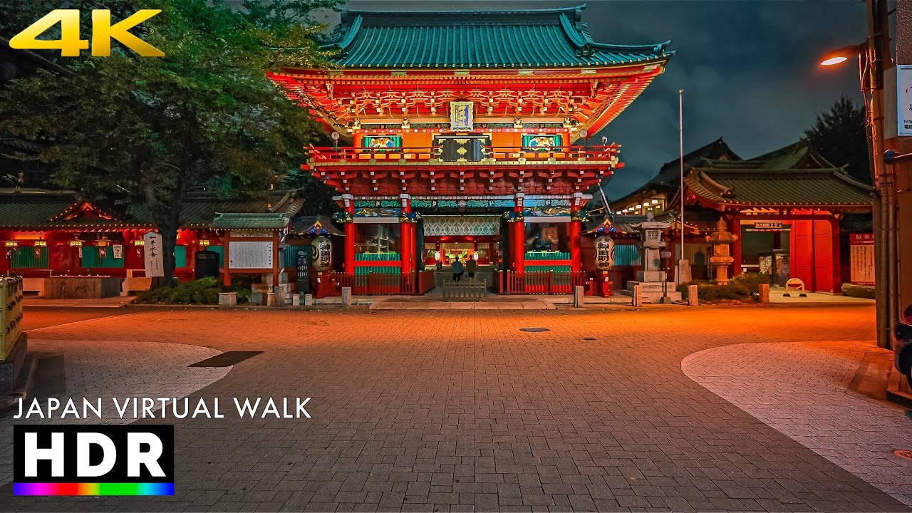 Japan after dark - Tokyo Kanda walking tour • 4K HDR